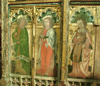 The Rood Screen in Bramfield Church