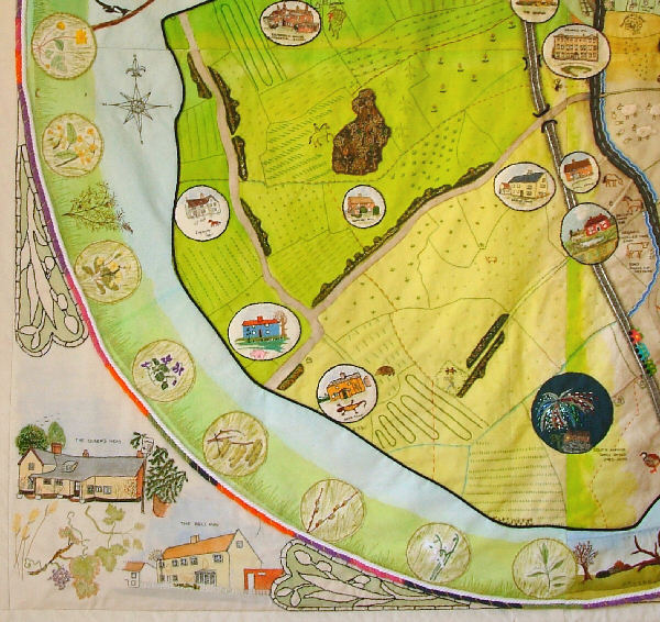 Bramfiend Village Tapestry - Autumn