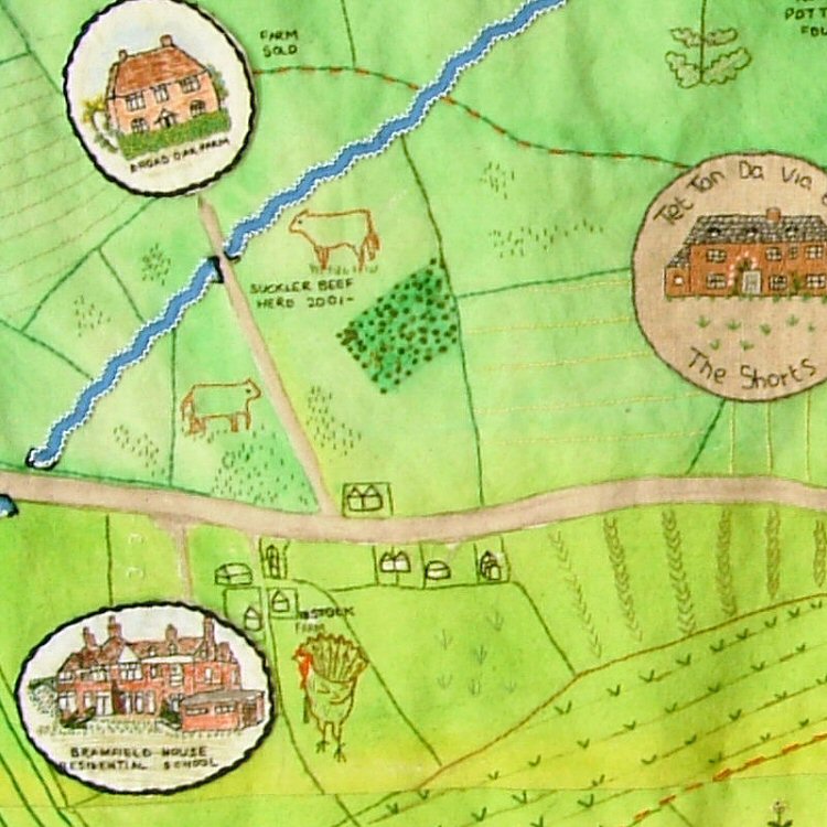 Bramfield Village Tapestry