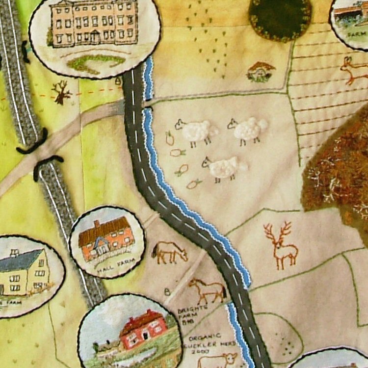 Bramfield Village Tapestry