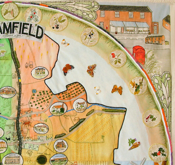 Bramfield Millennium Tapestry - Spring