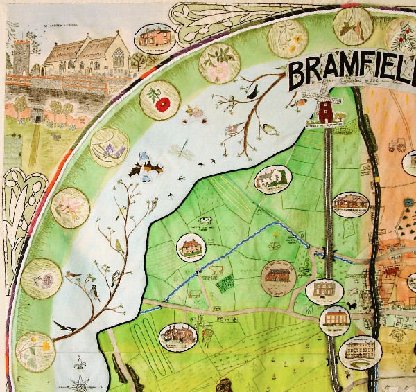 Bramfield Millennium Tapestry - Summer